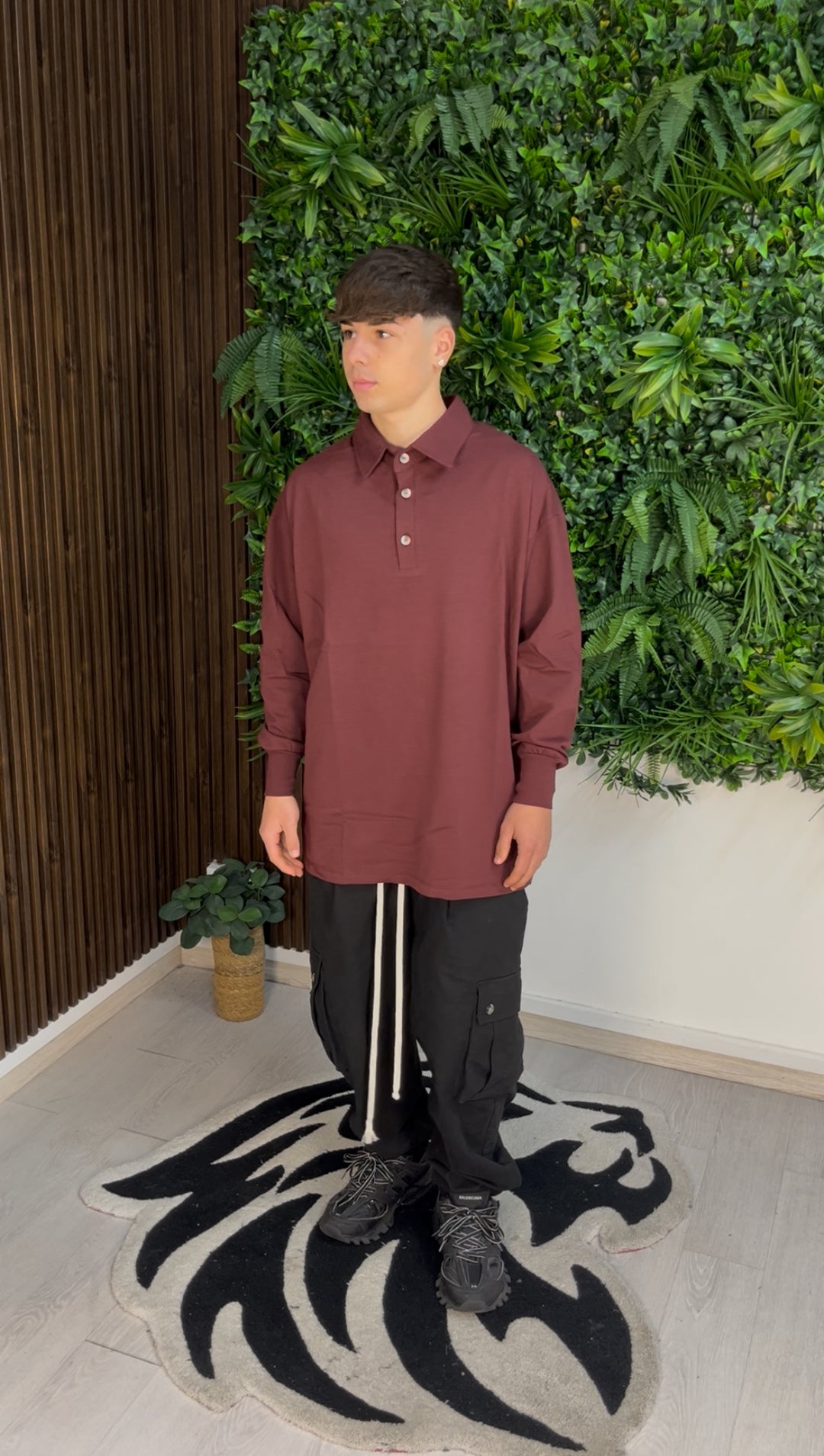 POLO ESSENTIAL BORDEAUX