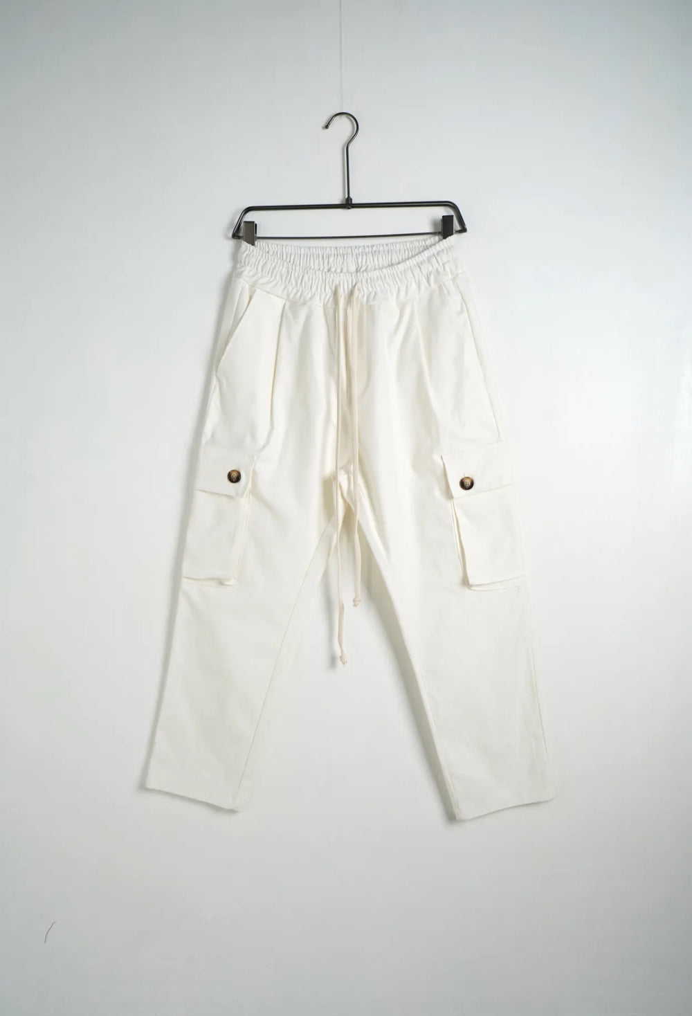 CARGO BAGGY FIT BIANCO