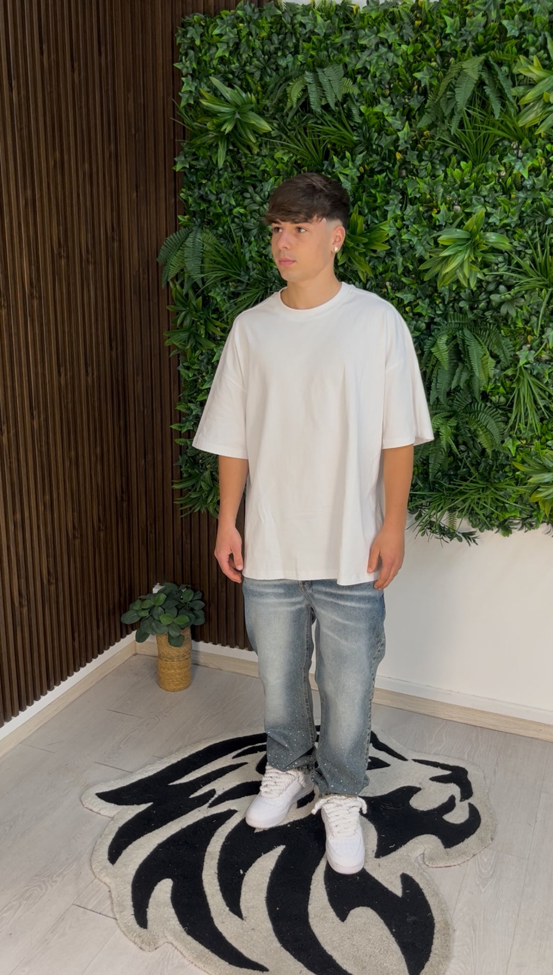 JEANS BAGGY ICE STRASS