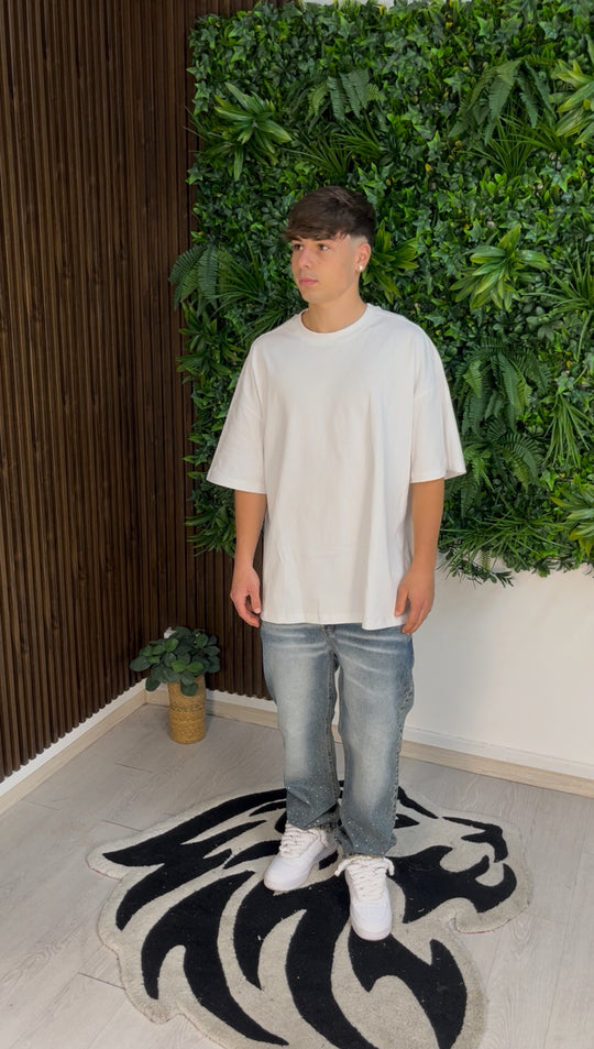 JEANS BAGGY ICE STRASS