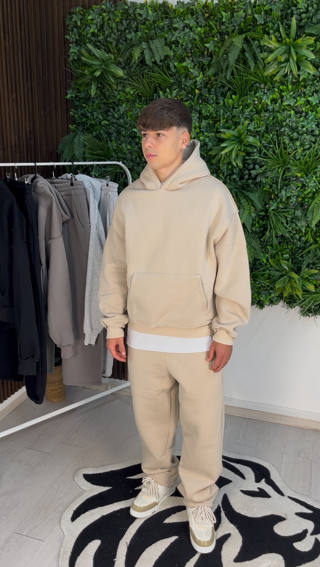 TRACKSUIT FLARE REVERSE BEIGE