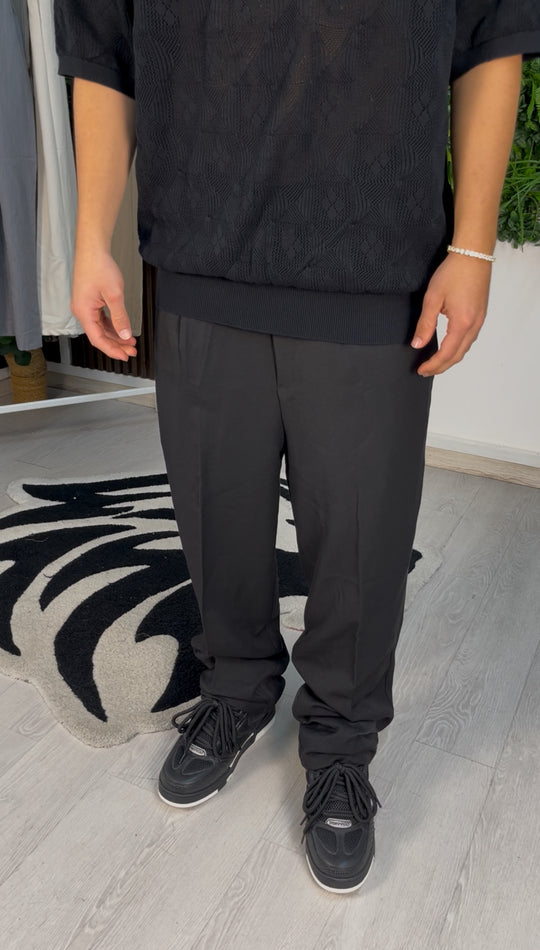 PANTALONE CLASSY BAGGY NERO
