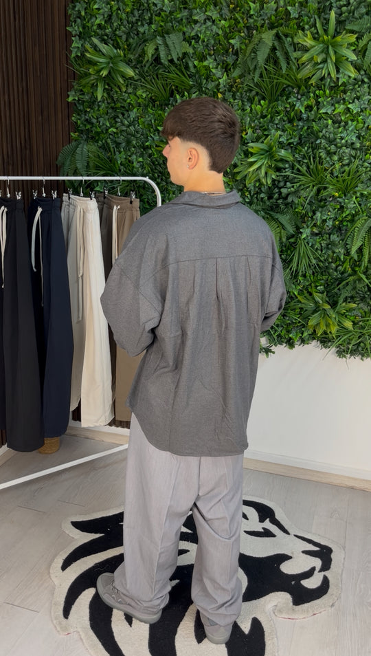 PANTALONE CLASSY BAGGY GRIGIO