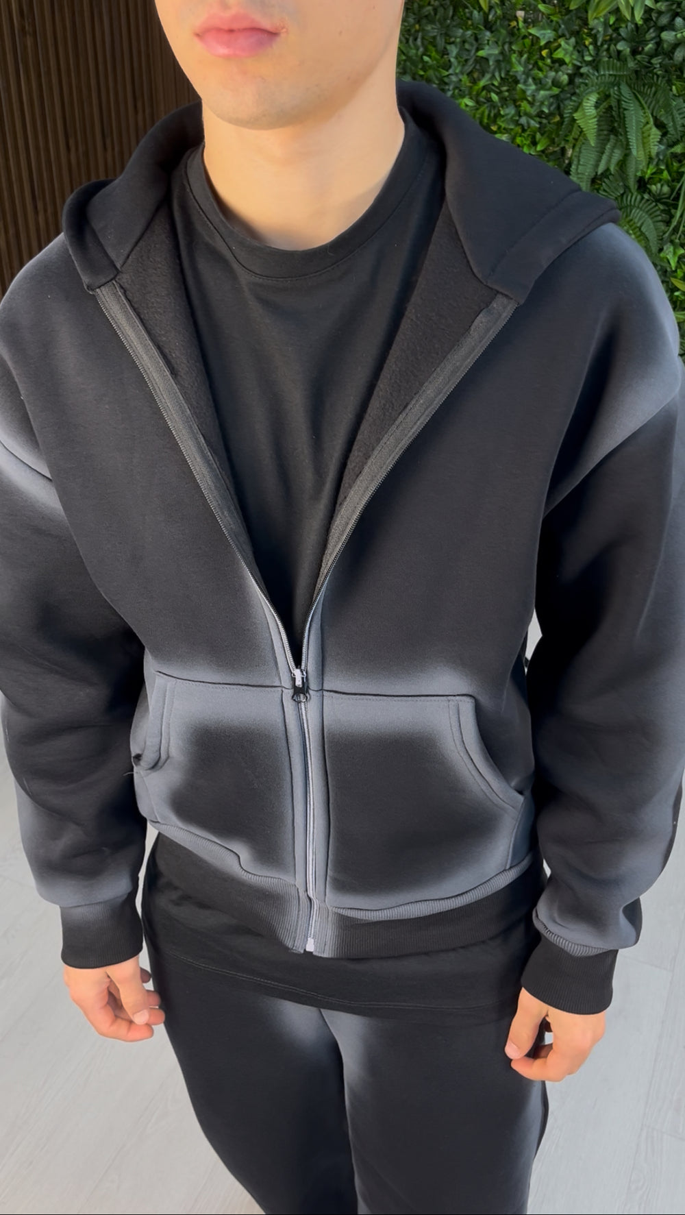 TRACKSUIT FULL ZIP SMOKE