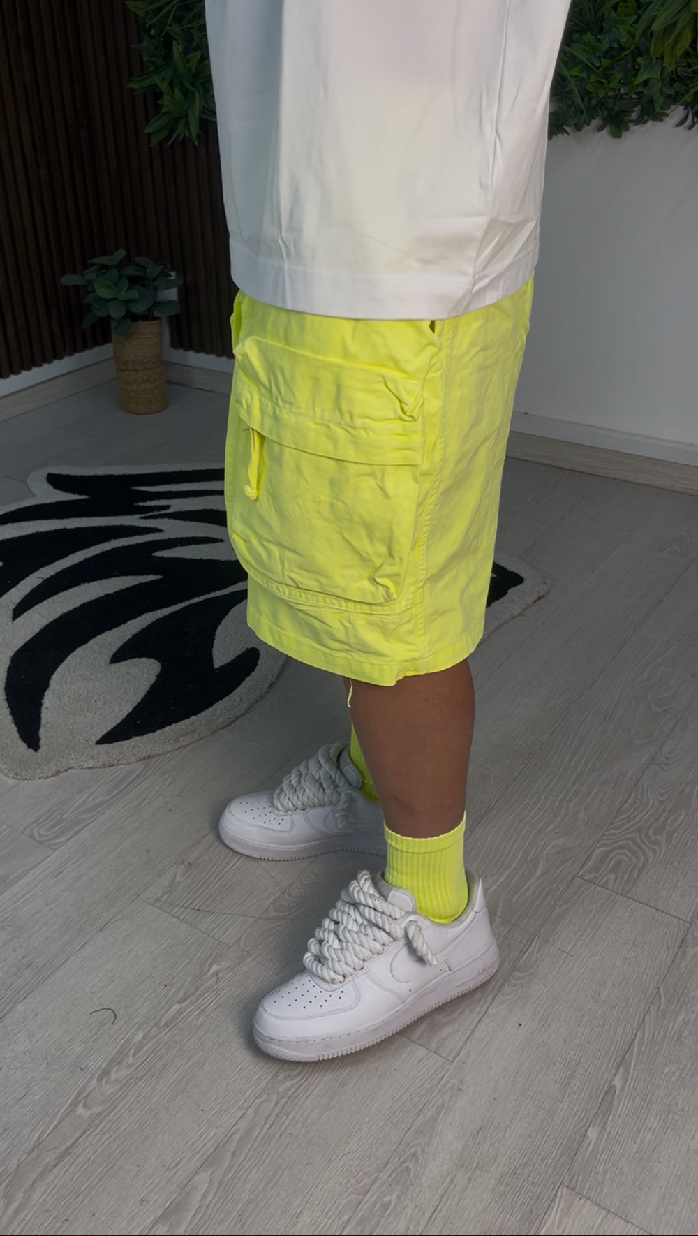 CALZINI GIALLO FLUO