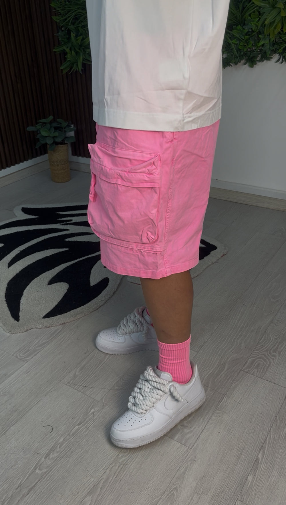 CALZINI ROSA FLUO