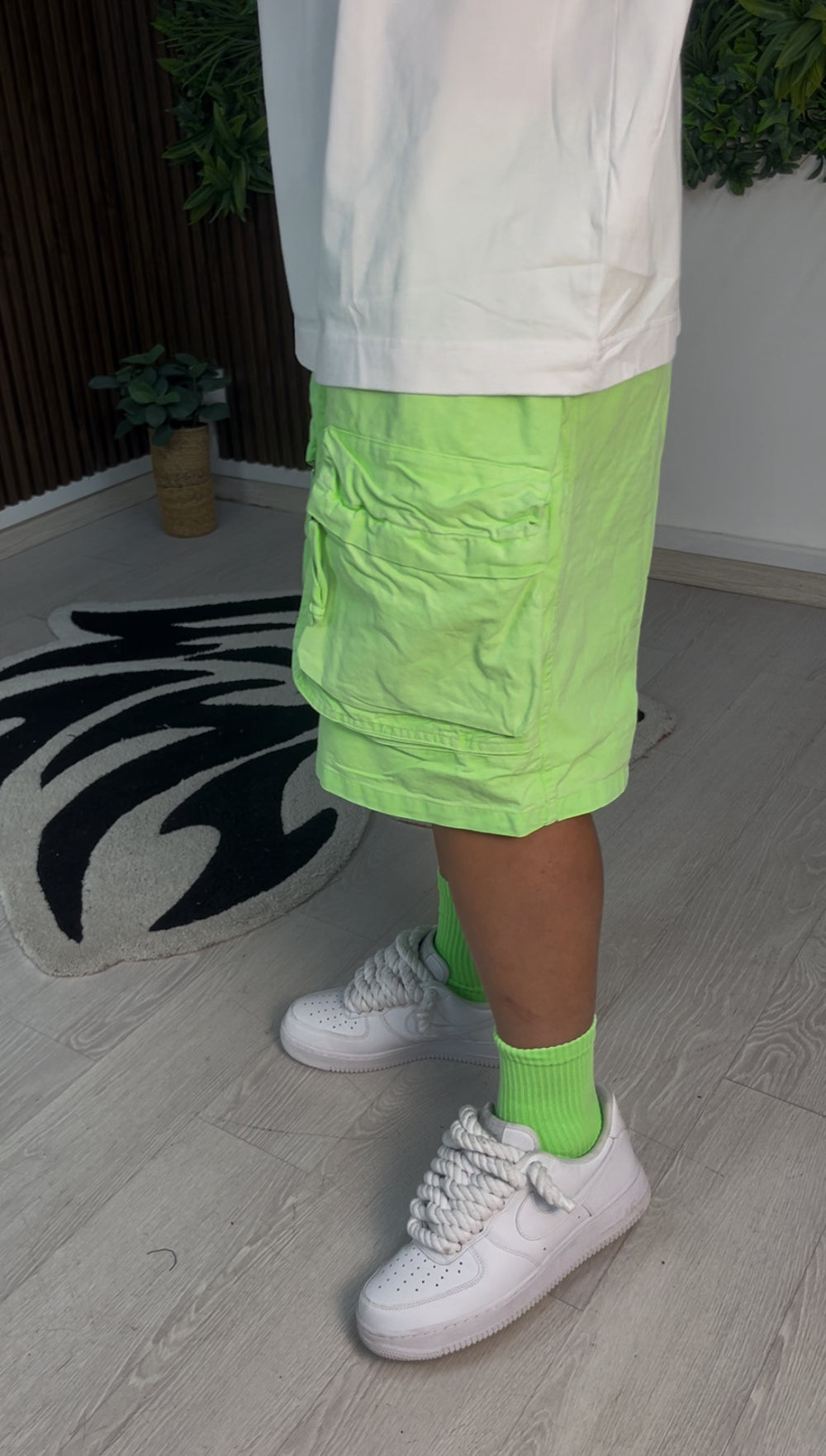 CALZINI VERDE FLUO