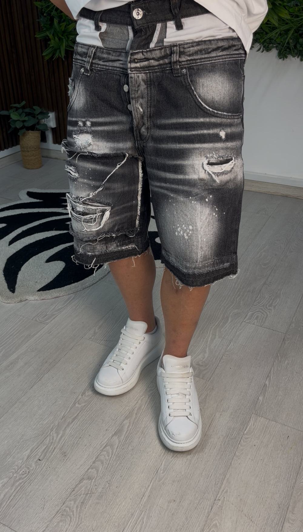 JEANS DOUBLE BELT