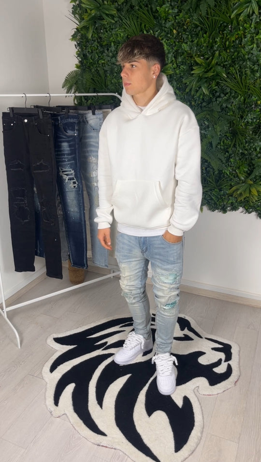 Blaue Augen Jeans