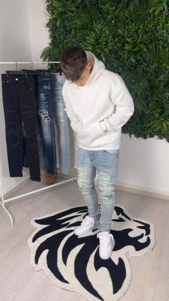 Blaue Augen Jeans
