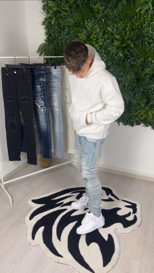 Blaue Augen Jeans