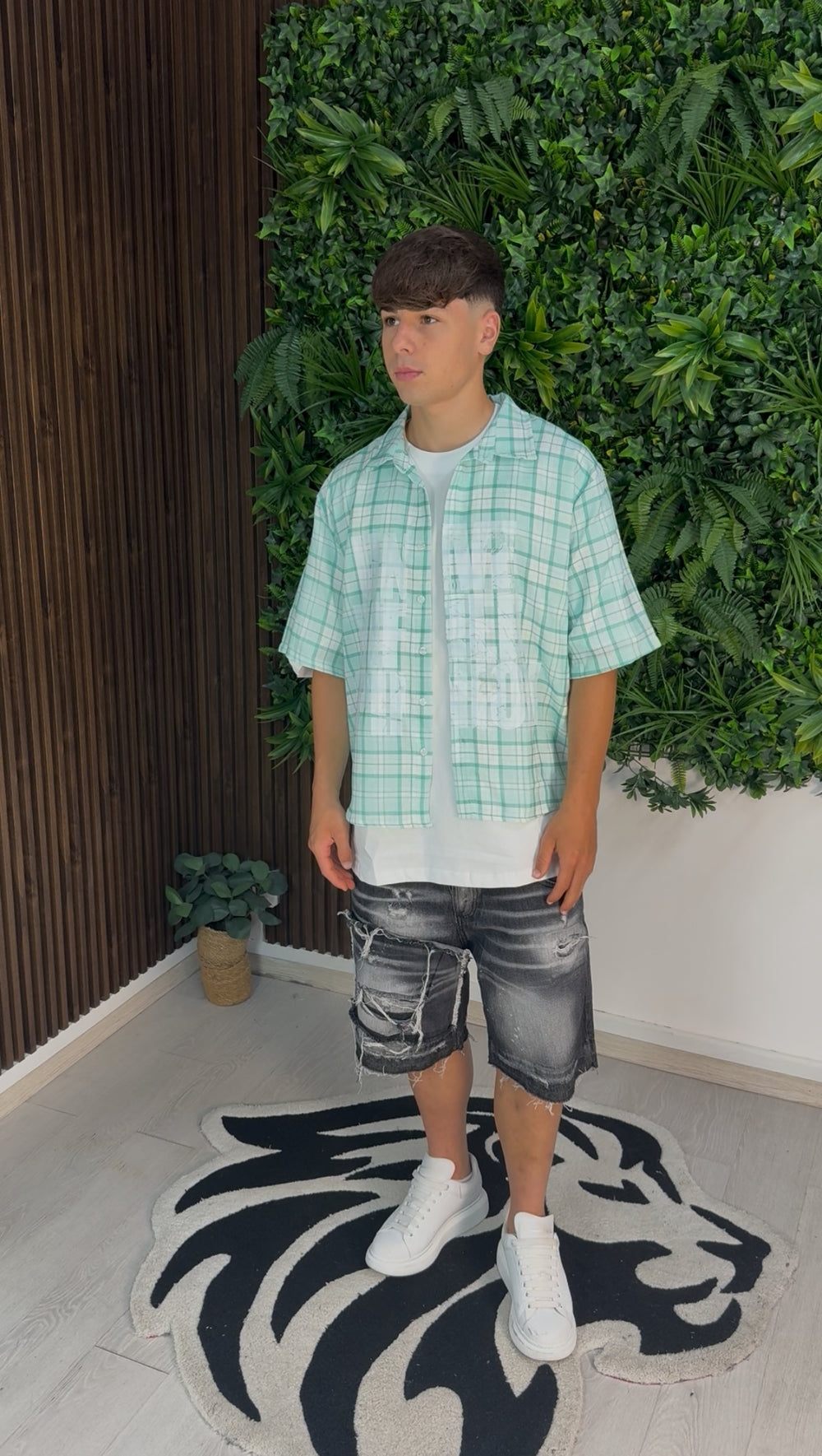CAMICIA UNVERIFIED VERDE