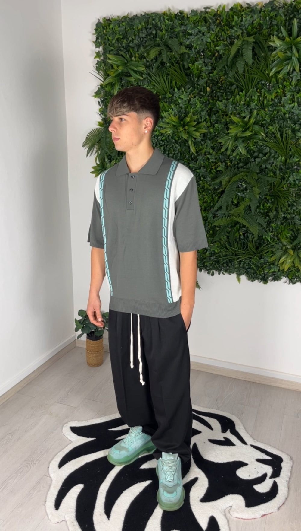 Grigia/Tiffany Instarsio Polo