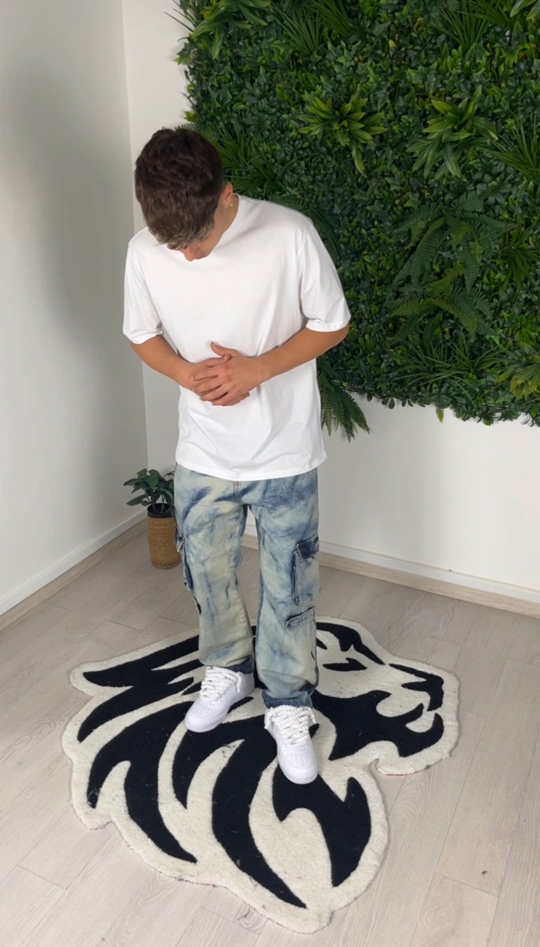 Blue Spalm Jeans Frachtspalm