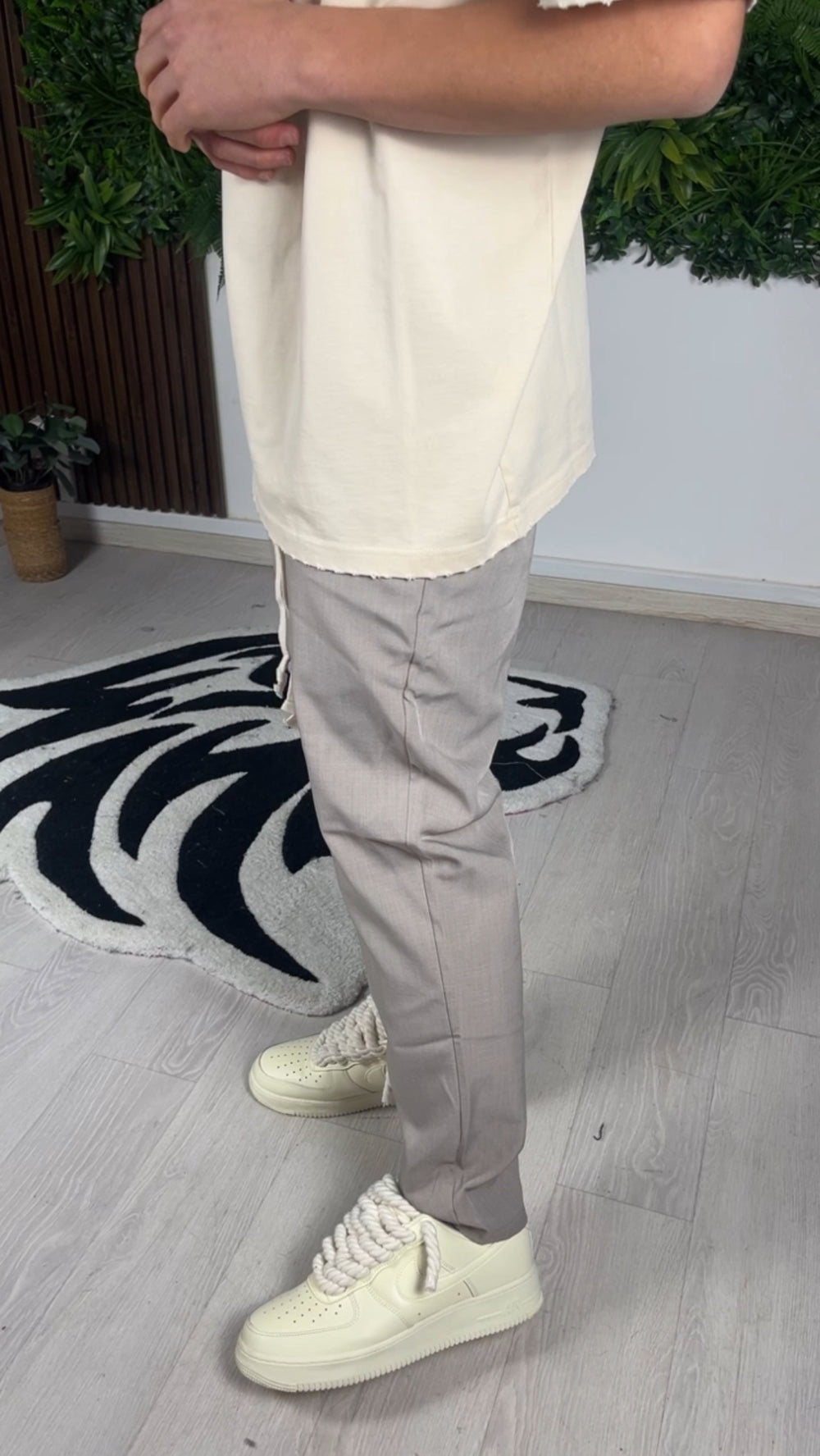 Edle beige Hosen
