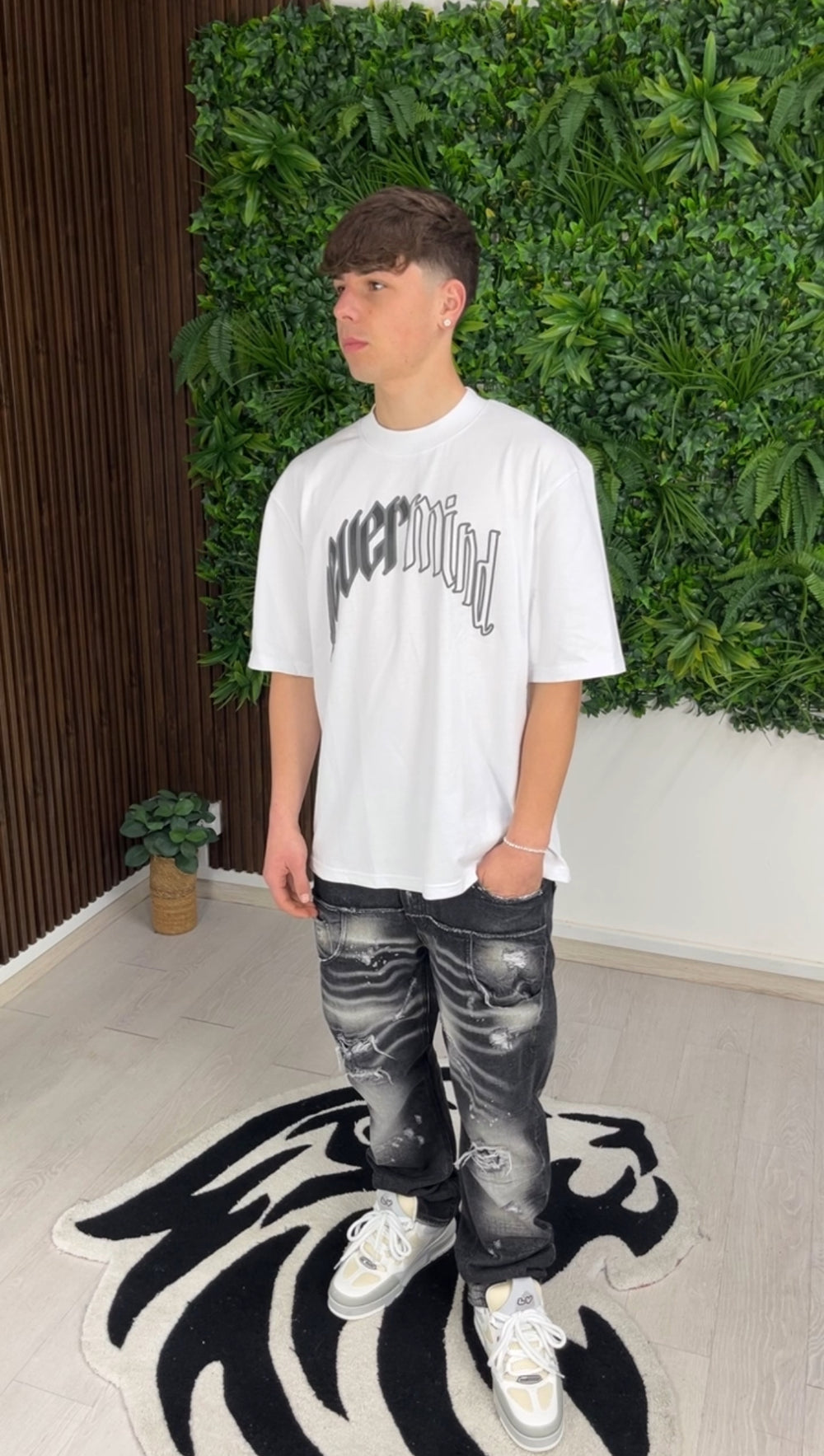 MAGLIA NEVERMIND BIANCA