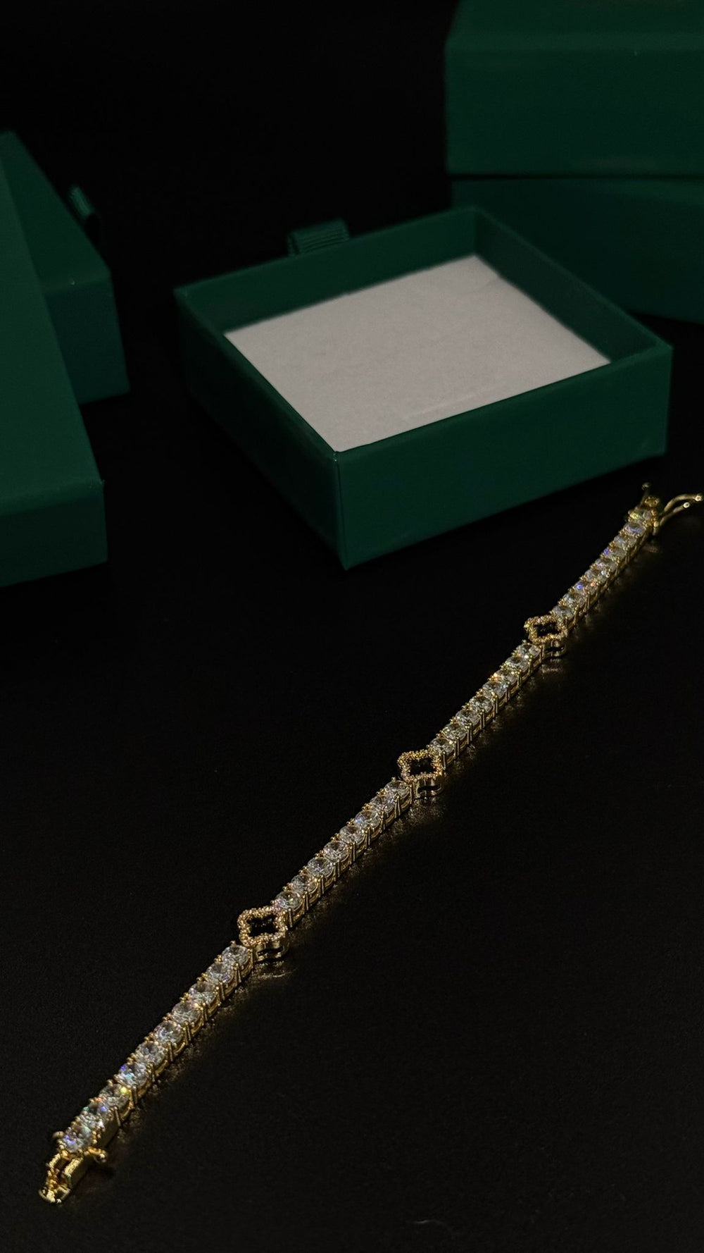BRACCIALE DIAMOND EMPIRE ORO/NERO