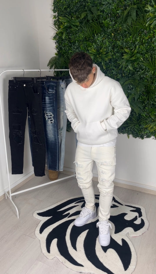 WHITE DIAMOND JEANS