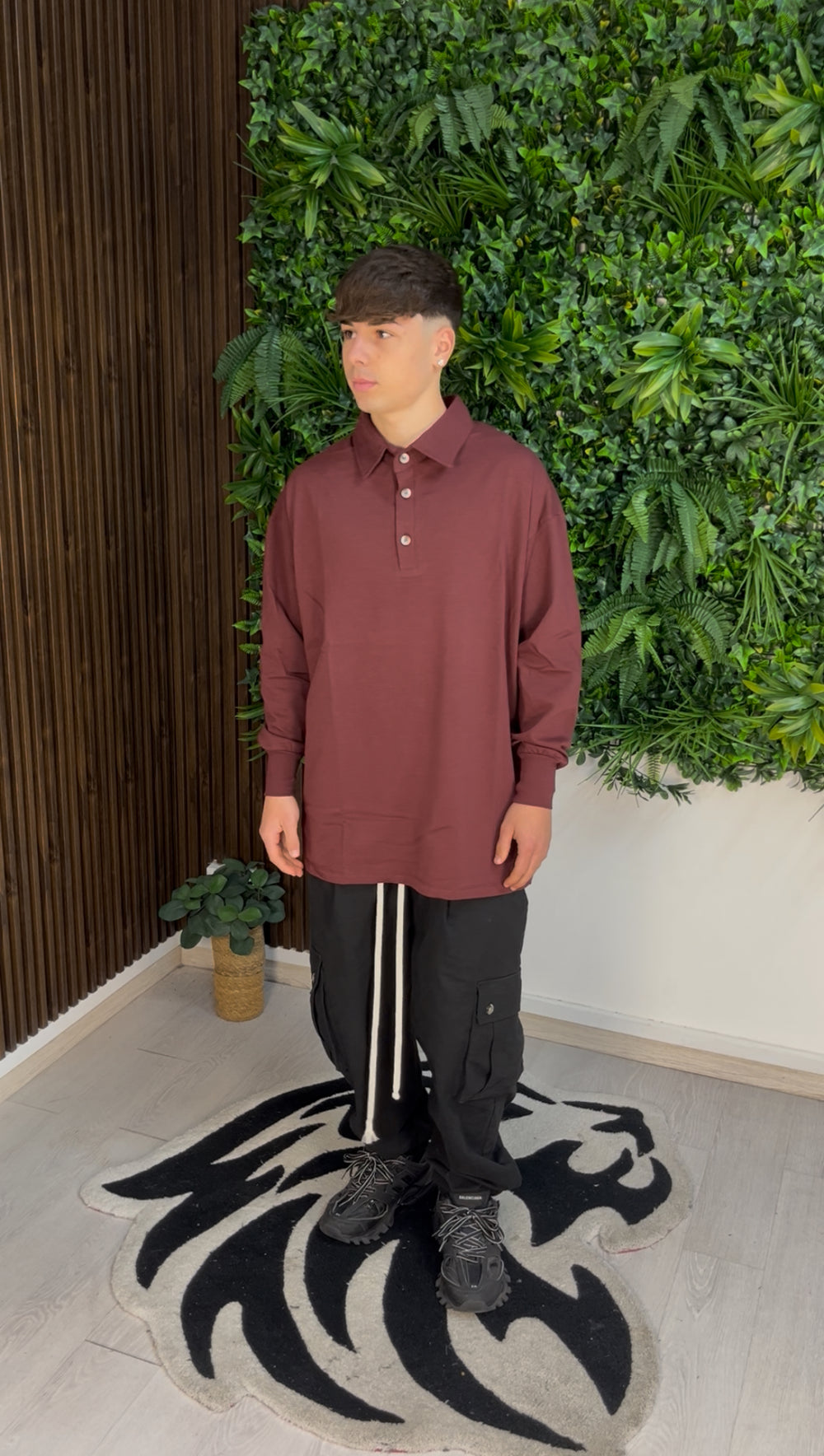 POLO ESSENTIAL BORDEAUX