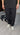 PANTALONE IN LINO NERO