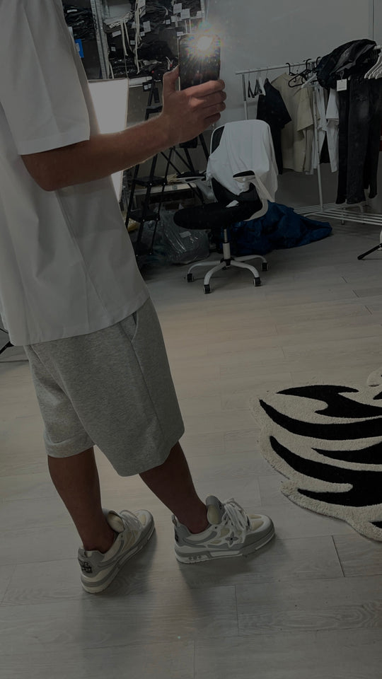 PANTALONCINO GRIGIO CHIARO