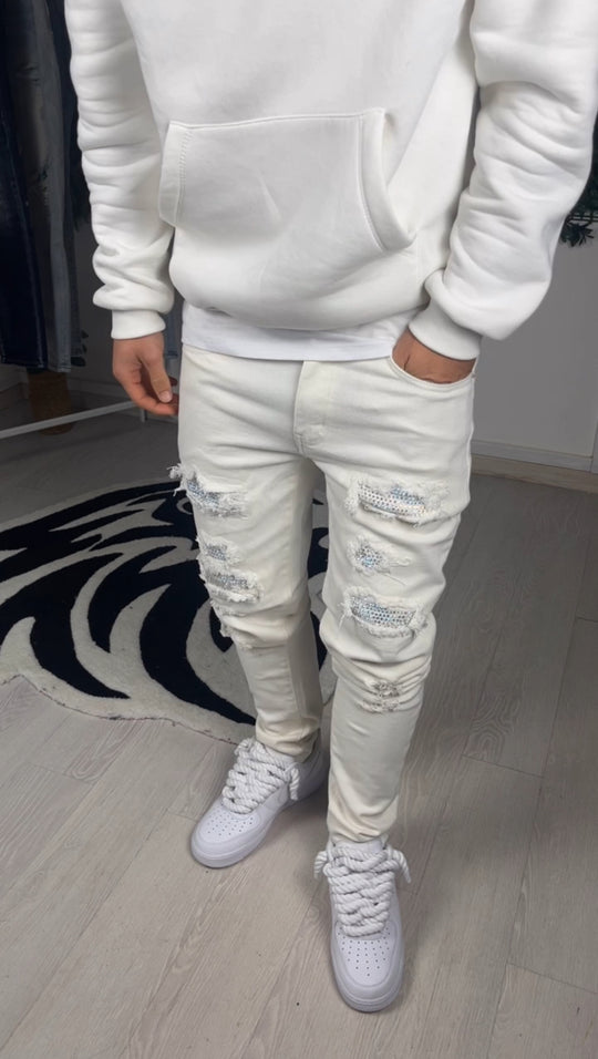 WHITE DIAMOND JEANS