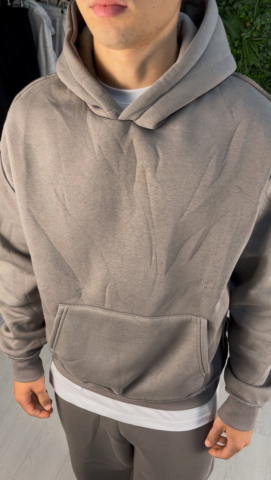 TRACKSUIT FLARE REVERSE GRIGIO SCURO