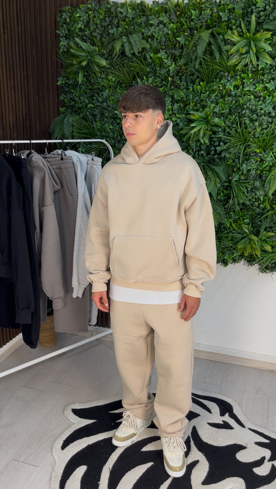 TRACKSUIT FLARE REVERSE BEIGE