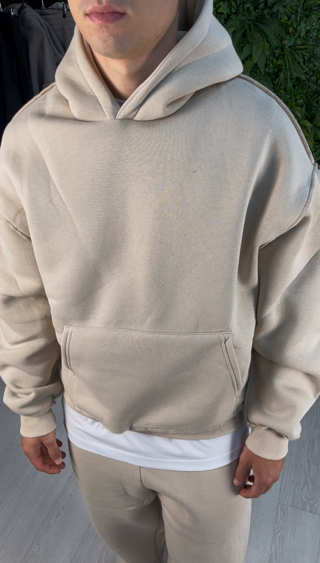 TRACKSUIT FLARE REVERSE BEIGE