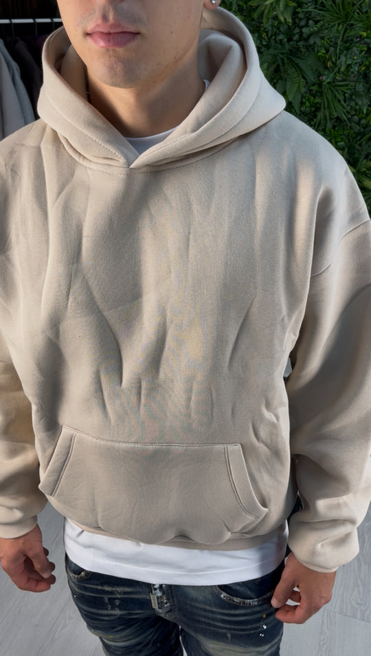 FELPA BOXY BEIGE