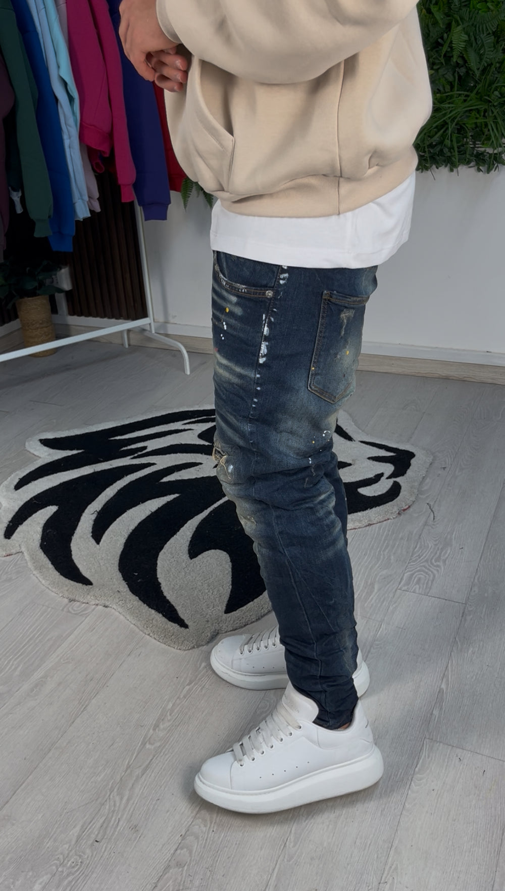JEANS SAND STRETCHED