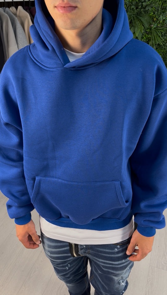 FELPA BOXY BLU