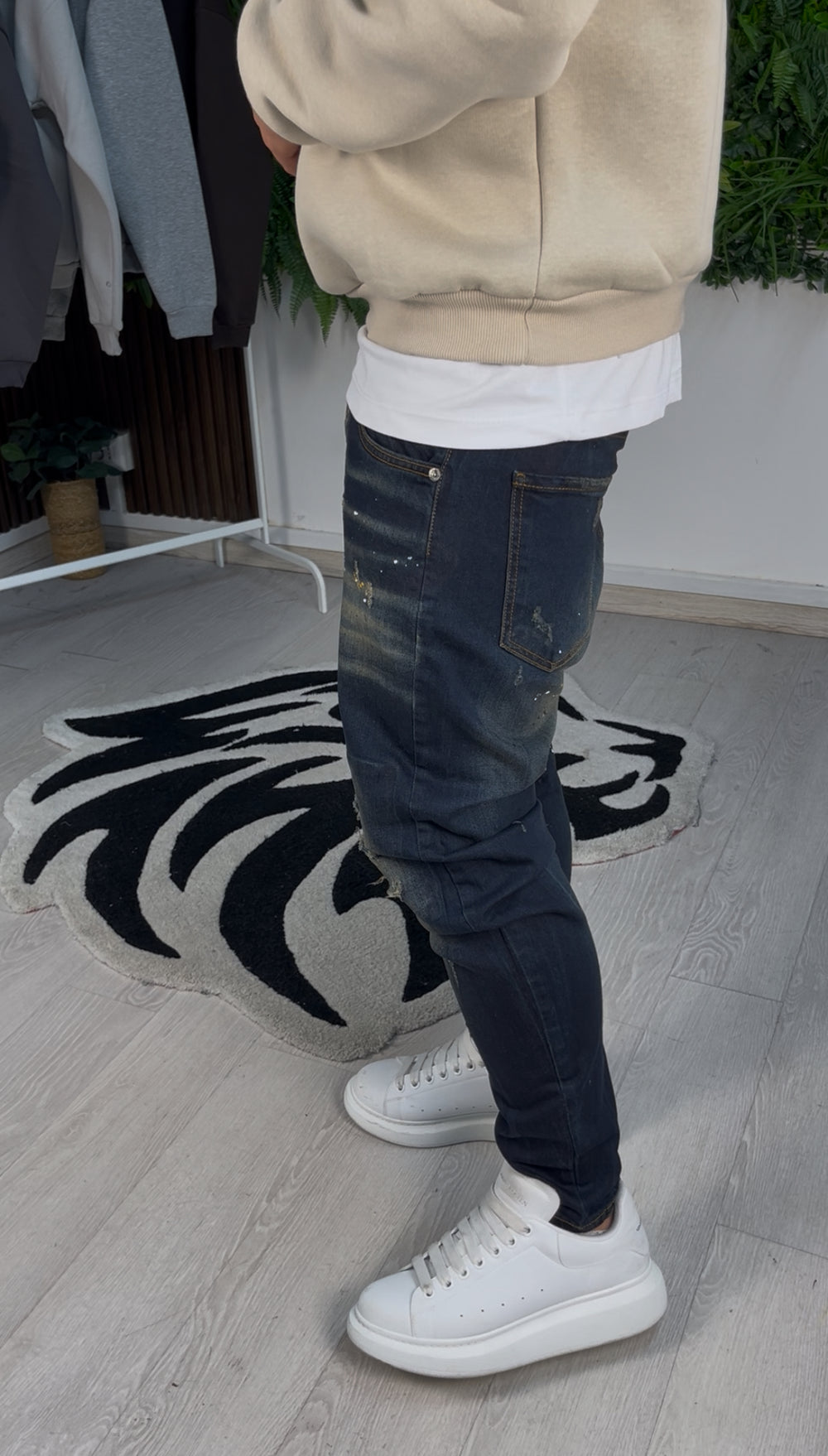JEANS GRUNGE EFFECT