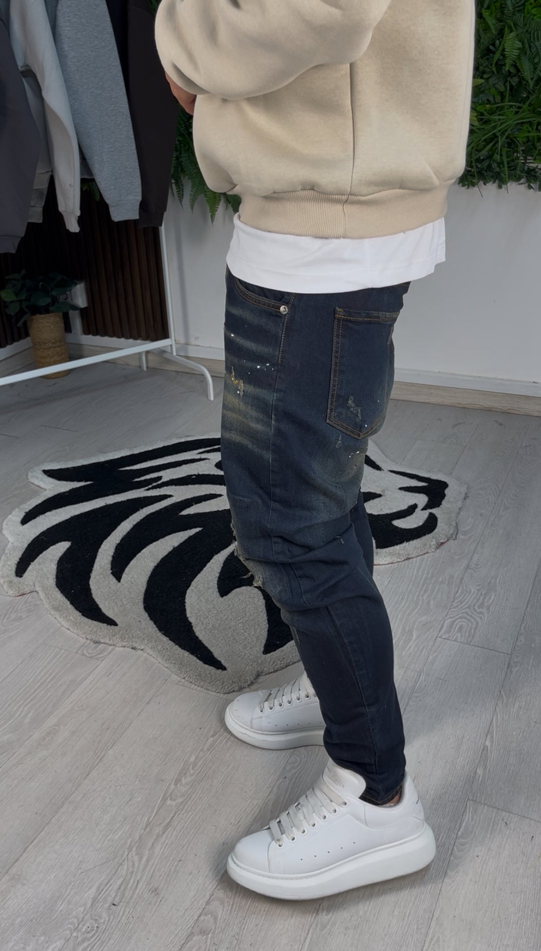 JEANS GRUNGE EFFECT