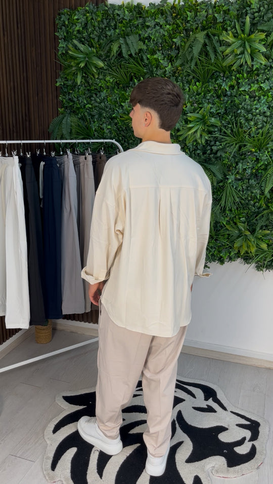 CAMICIA ELEGANT OVER PANNA