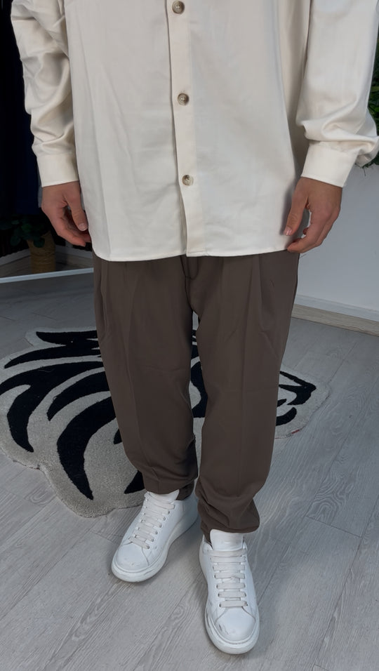 PANTALONE ELEGANT MARRONE