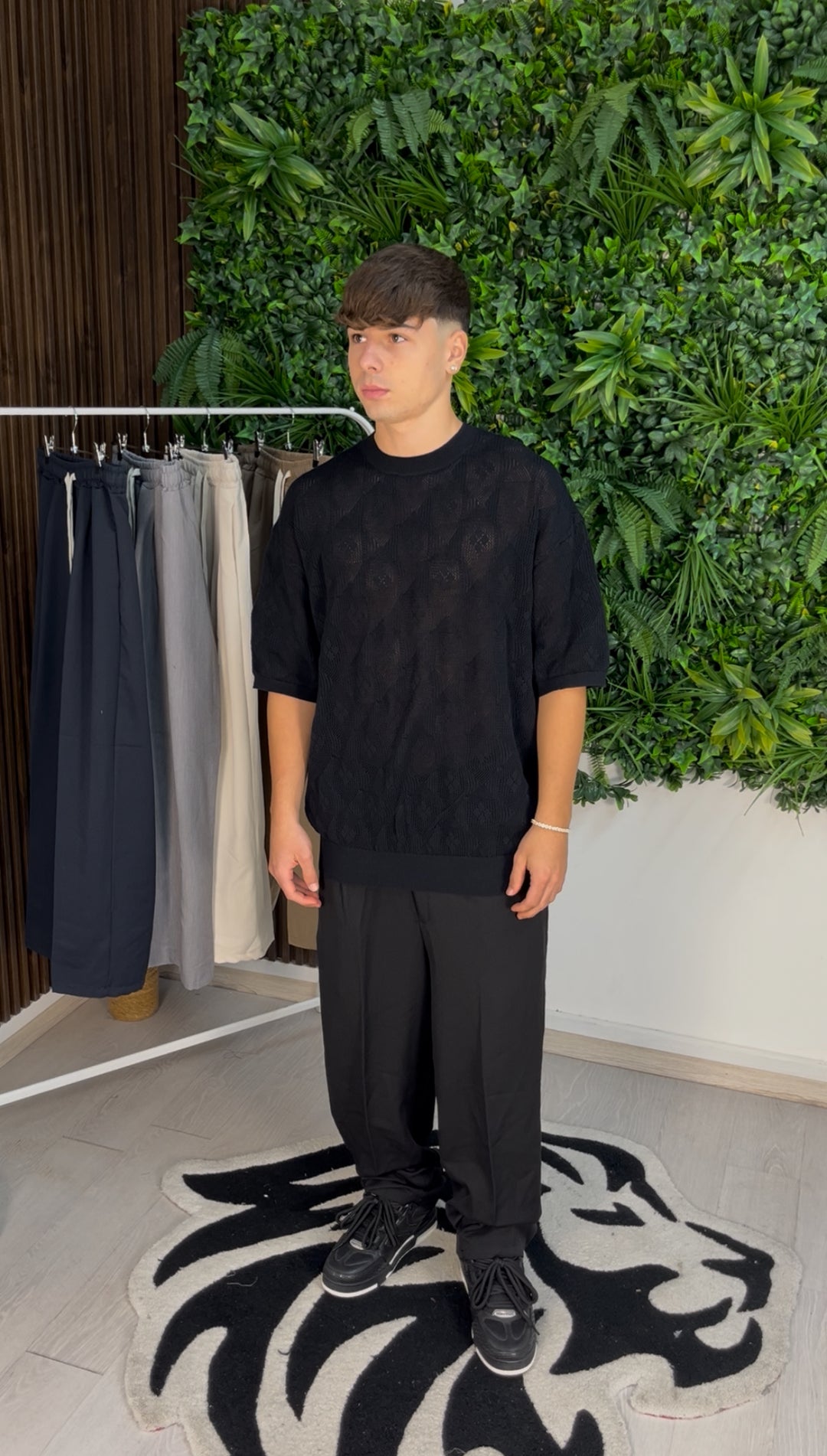 PANTALONE CLASSY BAGGY NERO