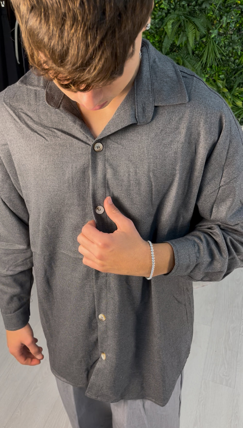 CAMICIA ELEGANT OVER GRIGIA