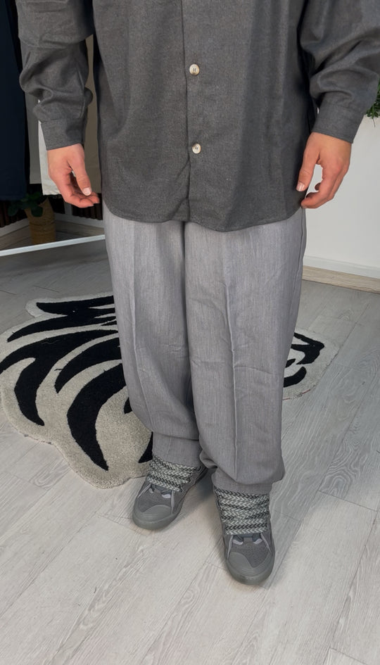 PANTALONE CLASSY BAGGY GRIGIO