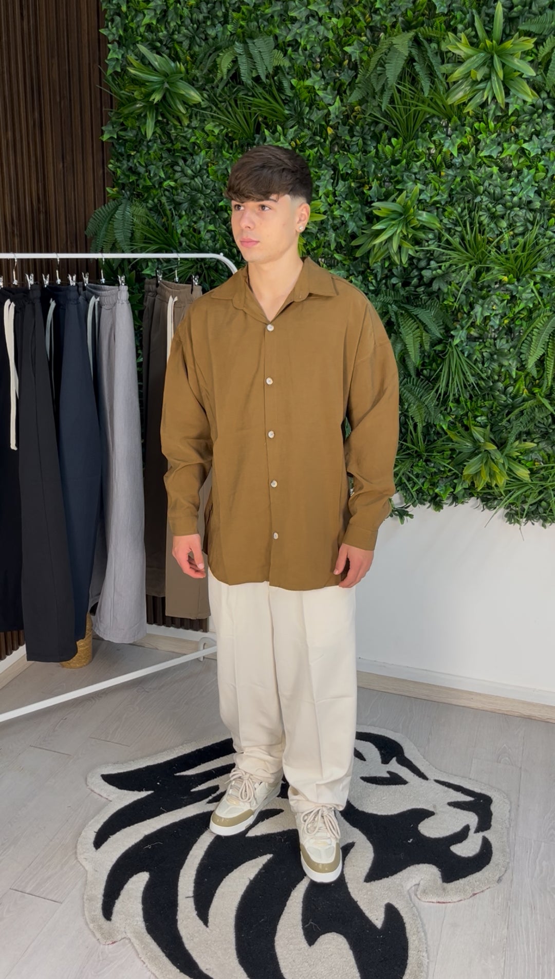 CAMICIA ELEGANT OVER CAMEL