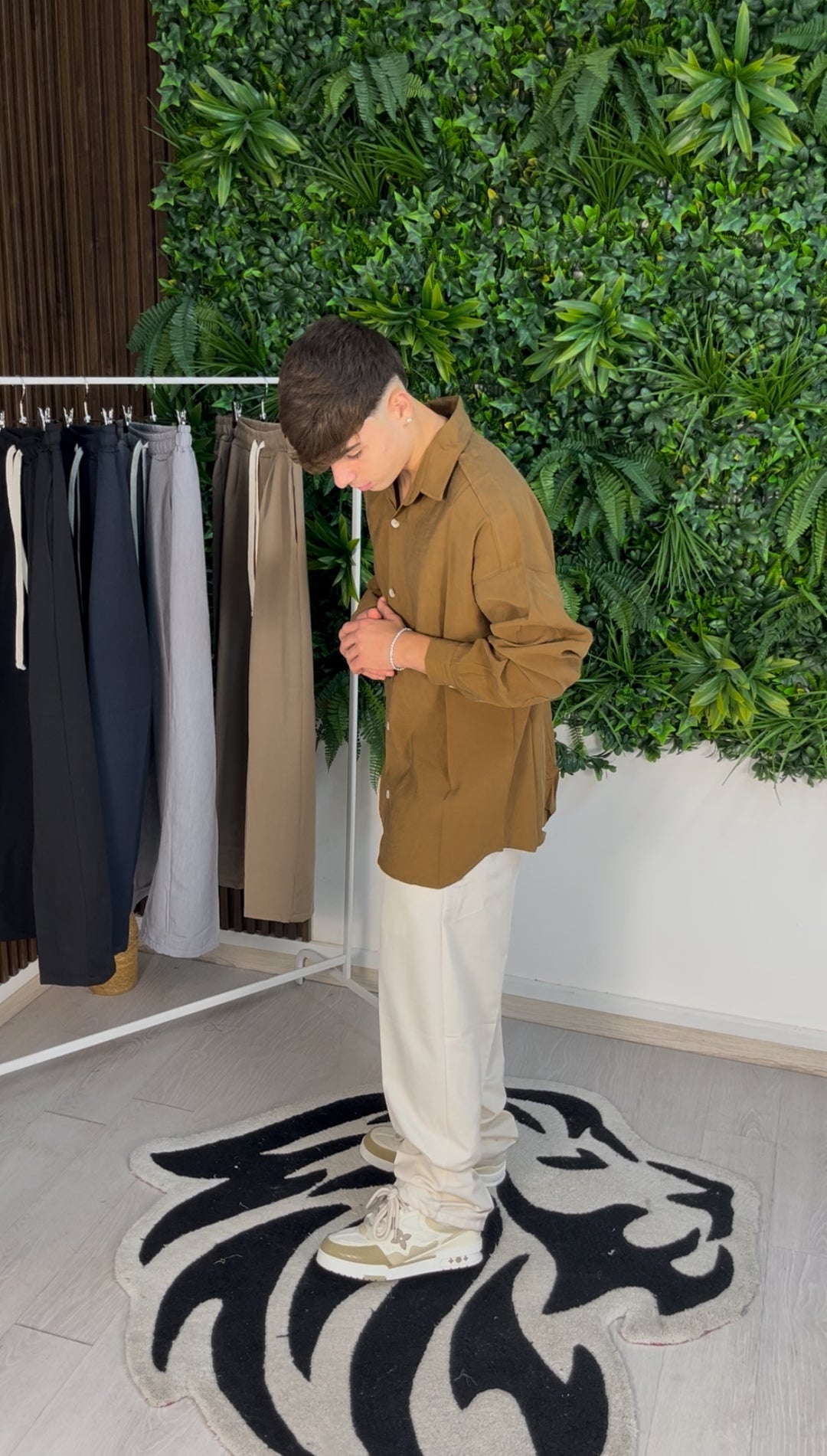 CAMICIA ELEGANT OVER CAMEL