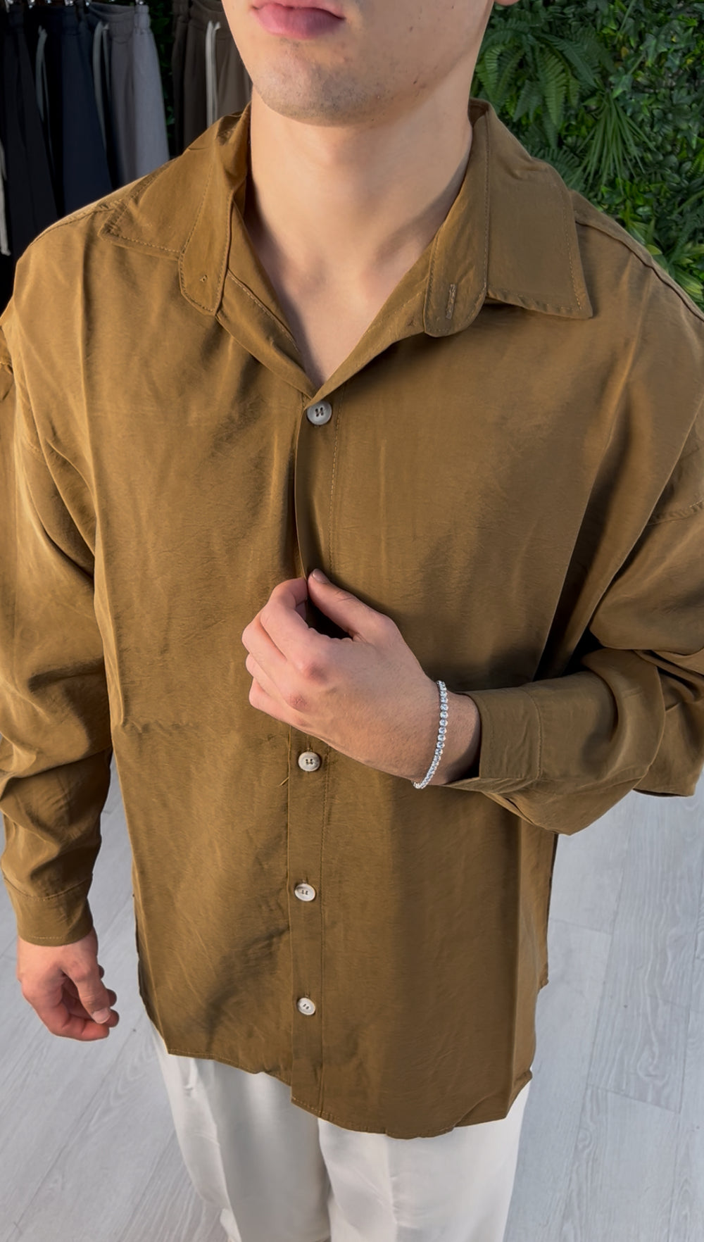 CAMICIA ELEGANT OVER CAMEL