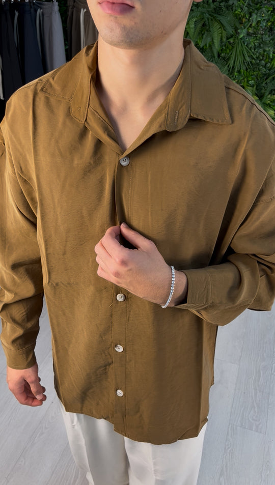 CAMICIA ELEGANT OVER CAMEL