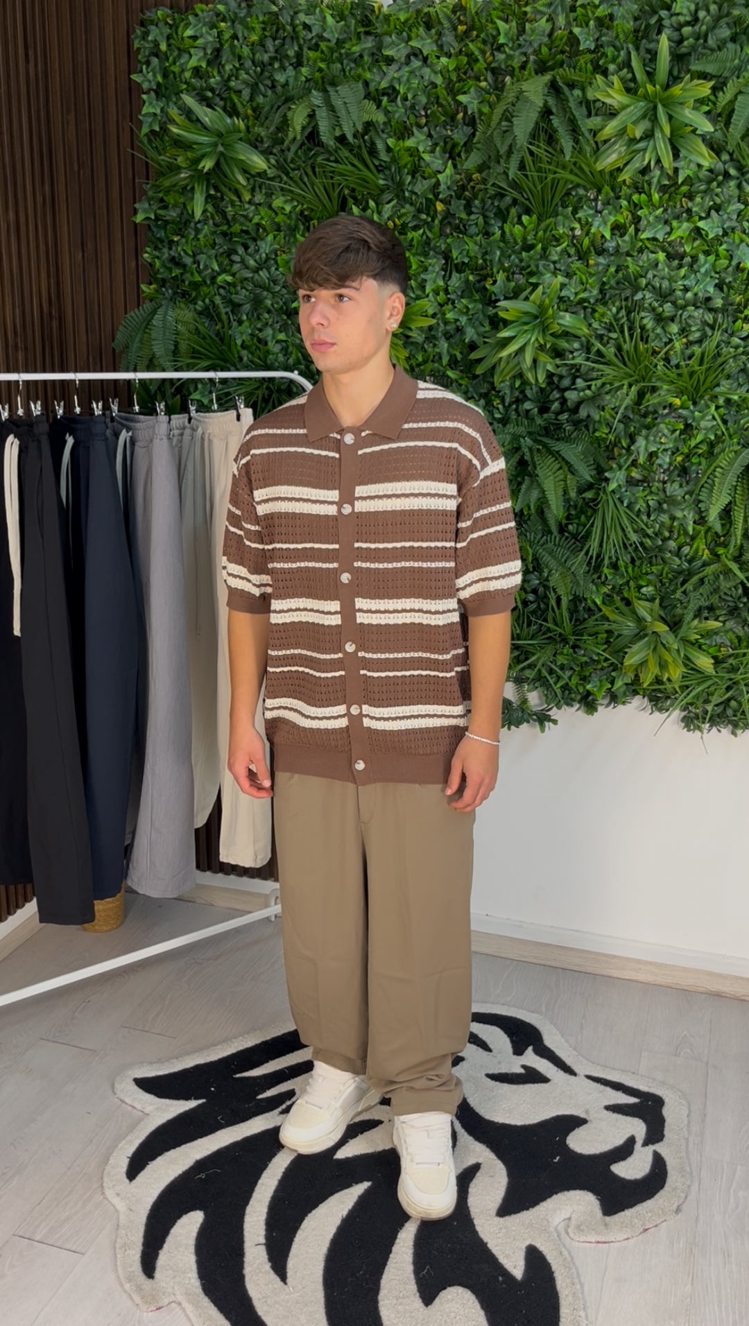 PANTALONE CLASSY BAGGY COFFEE