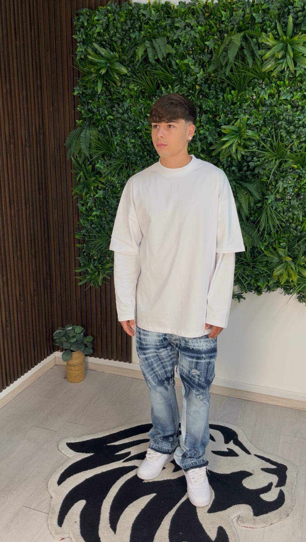 LONGSLEEVE DOUBLE BIANCA