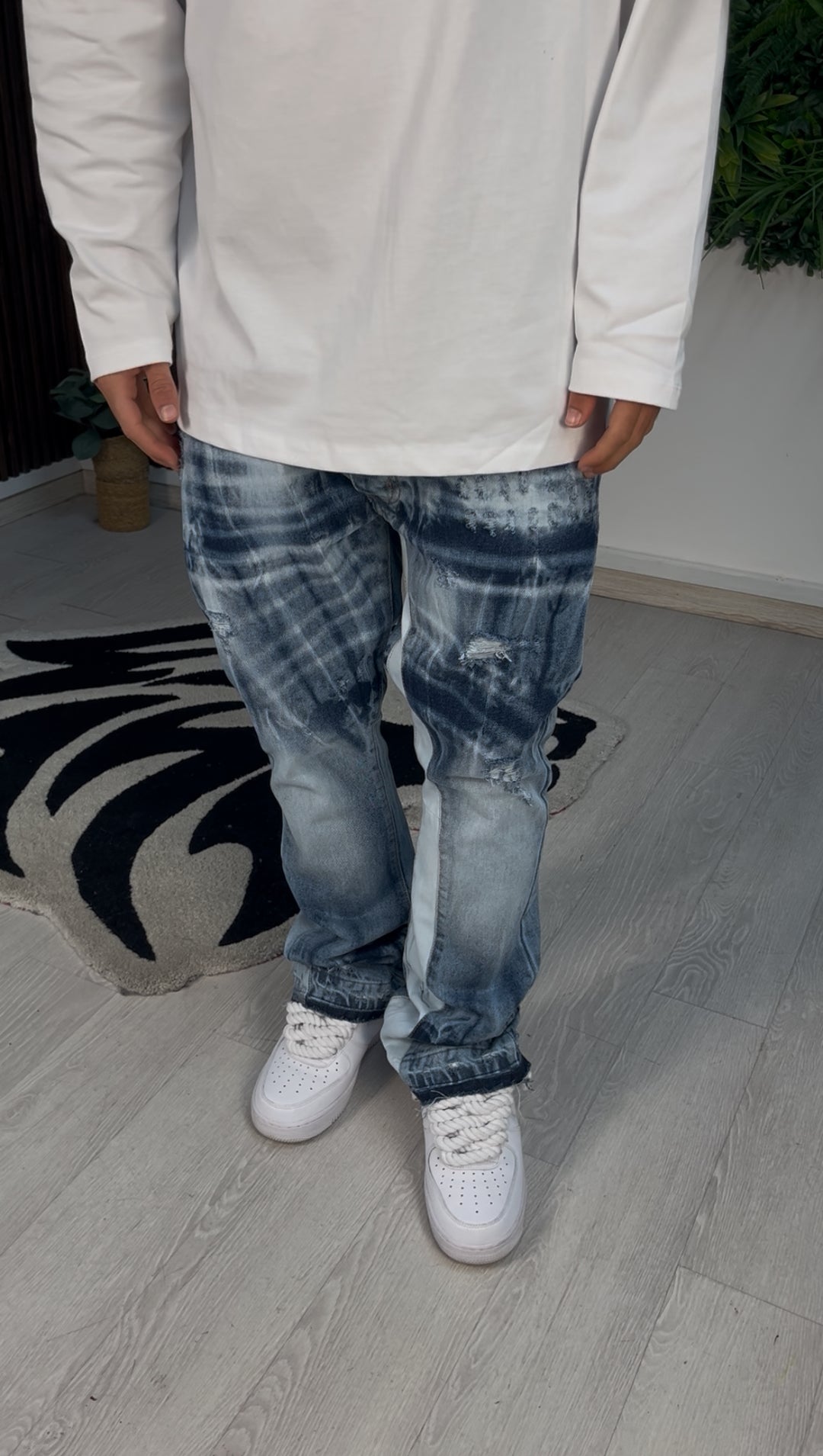 JEANS FLARE BLUE