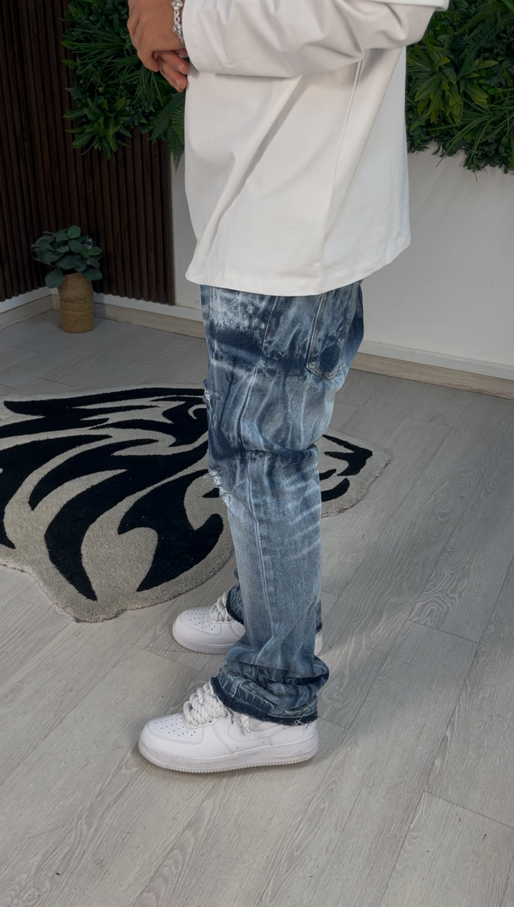 JEANS FLARE BLUE