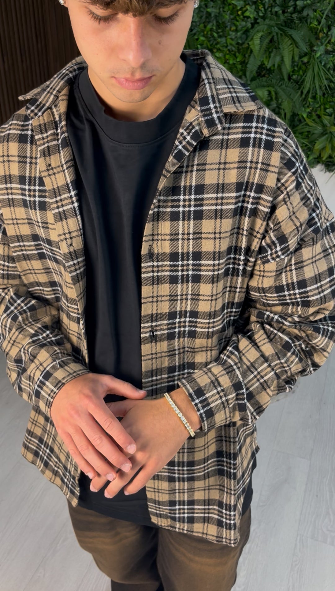 CAMICIA WEST MARRONE
