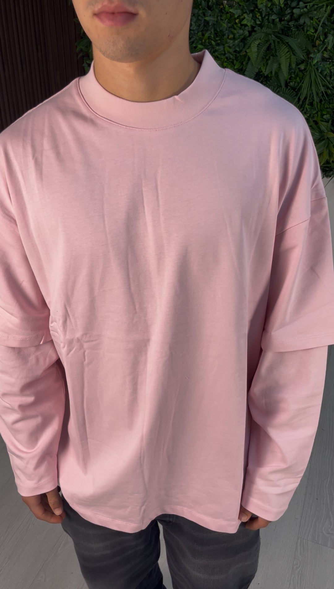 LONGSLEEVE DOUBLE ROSA