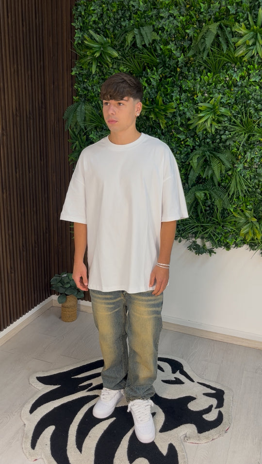JEANS BAGGY SAND